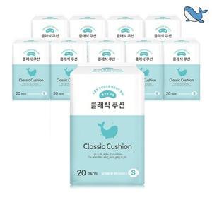 춤추는고래 밀림없는 날개형 롱 팬티라이너 20P X 10팩 (200매)