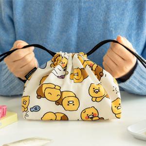 카카오프렌즈 춘식이 오디너리 패턴 스트링파우치