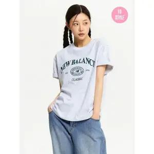 [하프클럽/뉴발란스]남녀 로고 프린트 반팔티 NBNEE 10종 택1