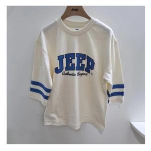 [Jeep]소매띠배색 7부 티셔츠 KO2TSU011_s