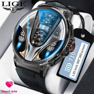 LIGE 화웨이 Xiaomi GPS 스마트 시계 남성용 1 85 인치 울트라 HD 블루투스 통화 710 Mah 대형 배터리 방수 스마트 시계