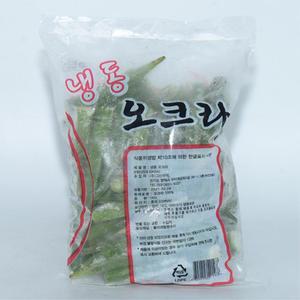 맛과 향이 풍부한 냉동 오크라 1kg 3개 / 새콤달콤한과일 건조채소 맛있는샐러드 무청