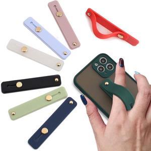 Universal Wrist Band Phone Holder For Finger Grip Mobile Stand for Samsung Xiaomi Push Back Sticked