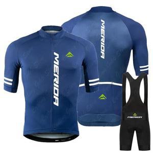 메리다 2025 여름 사이클링 저지 세트 MTB 자전거 의류 산악 Maillot Ropa Ciclismo Triathlon