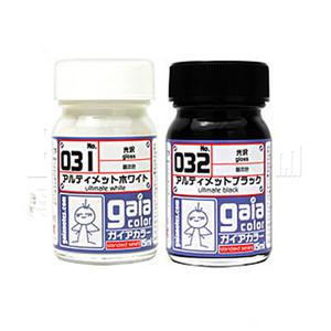 GAIA 모델 도구 유성 페인트 화이트 블랙 기본 색상 15ml 031 032