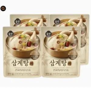 올반 삼계탕 精 900g X 4팩