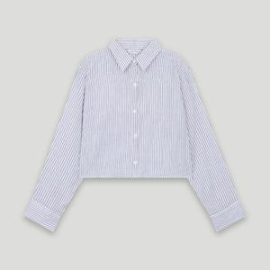 [롯데백화점]코데즈컴바인 크랍 썸머 스트라이프 셔츠 (CKB-SH007W6)
