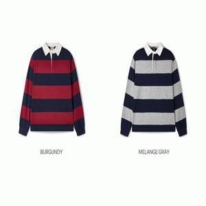 후아유 공용 럭비 배색 카라티 / Rugby Collar T-shirt WHLSF3821U