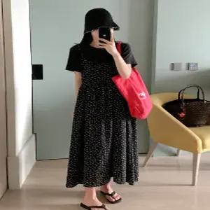 로랑 플라워 뷔스티에 롱 원피스 (one color)