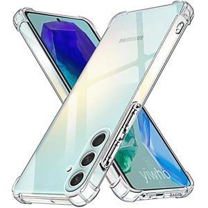 삼성 호환 갤럭시 호환 M35 M55 M15 5G 백 케이스 용 충격 방지 투명 소프트 폰 Galaxy M 커버