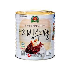 굿모닝서울 빙수팥 3kg 1박스 6개