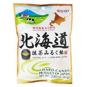 카수가이 홋카이도 마차 밀크 캔디 81g 일본 녹차사탕