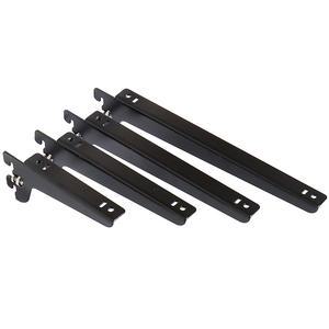 35피치 찬넬 강화형 목재 선반받침 블랙 150~400mm / 인테리어 벽선반 지지대 받침대 공간 DIY 목재날개
