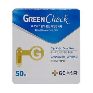 GC녹십자 그린첵 혈당 측정검사지 50매 당뇨검사 스트립 혈당측정기