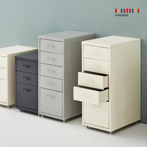 [한샘] NEW 마카롱 철제 5단 서랍장