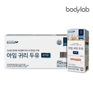 바디랩 국산콩 무가당 아임귀리두유 190ml 24팩 x1박스