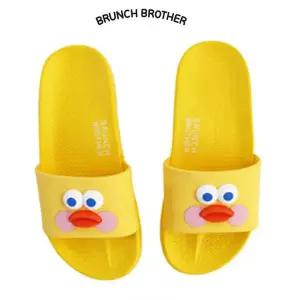 [제이큐]슬리퍼 실내화 거실화 학생화 팝아이 옐로우덕 신발