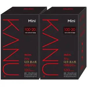 맥심 카누 미니 다크 120T+120T 총 240T