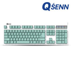 큐센 QSENN SEM-DT35 NEW USB 유선 키보드 민트