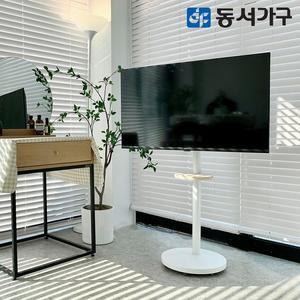 동서가구 리플레시 원목 선반 이동식 모니터 거치대 DF644448