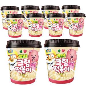 뽀로로 크림 컵 떡볶이 10개(115gx10개)