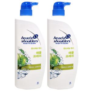 헤드앤숄더 애플프레쉬 두피 트리트먼트 850ml X 2개