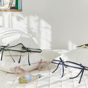[파르페]by알레르망 헤이 60수 고밀도면 리본자루베개커버