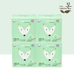 유기농본 뉴본플러스 유기농 생리대 대형 12P, 4팩