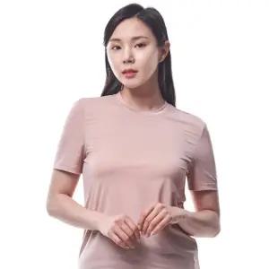 BFL 아이스쉐이크 여름 여성 기능성 냉감 데일리 라운드 반팔 쿨 티셔츠 W5ST10)