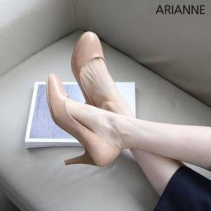 [아리앤] 마렛 소가죽 여성 펌프스힐 -7cm
