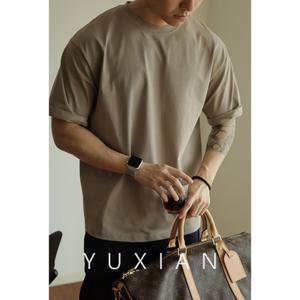반팔티셔츠 유 시안 쿨 반팔 티셔츠 단색 기능성 오버핏 베이직