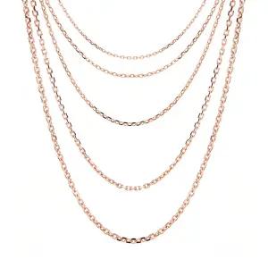 14k 티니 체인 5푼 (45cm)