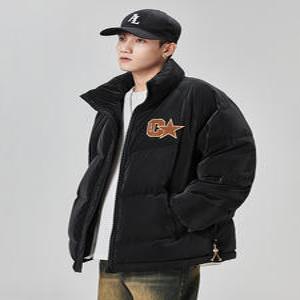 남자 경량 패딩 항공점퍼 깔깔이 야구 간절기 Gurbakswinter 신사복 다운 재킷 숏 스탠드 칼라 두꺼운 도톰