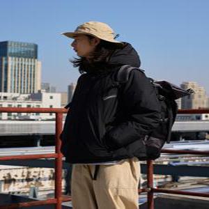 남자 경량 패딩 항공점퍼 깔깔이 야구 간절기 Bytehare Tailor Made White Goose Down 야외 후드 겨울 자켓