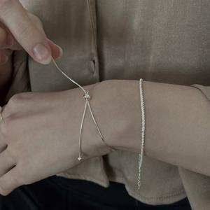 [서림아트] [Line Art] Shiny Drop Bracelet Set