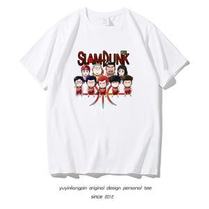 애니메이션 슬램덩크 강백호 캐릭터 티셔츠 남 주니어 반팔슬램