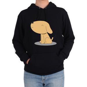 디지털프린팅 DOG 강아지 누렁이 강아지는 꼬리를 흔든다 후드티 아동후드티