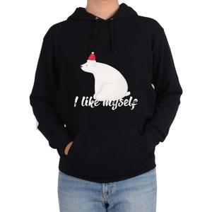 가족티 북극곰 POR BEAR 나 자신을 사랑한다 후드티 아동후드티