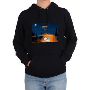 아동후드티 후드티 캠핑 차박 야영 CAMPING 그림 디지털프린팅