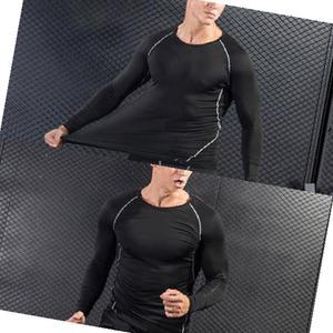 헬스복 심플 트레이닝상의 운동긴팔티 집업