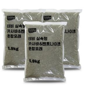 테비 카사바 벤토나이트 고양이모래 5.9kg X 3개