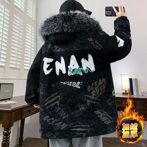 EAMT 여자 패딩다운 점퍼 워싱 야상 도톰 패딩 아우터 기모 하프자켓 블랙 베이지 스판 EUNG1