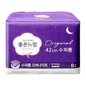 [좋은느낌] 오리지널 수퍼롱 오버나이트 8P , 1팩