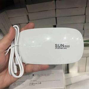 의류기 미니 네일 드라이어 램프 UV LED USB 젤 바니시 경화기 화이트 핑크 가정용 손톱 건조 광택 도구 *