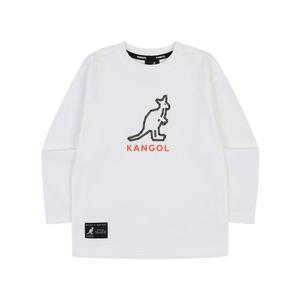 [캉골키즈](강남점)테이프 디테일 빅 심볼 포인트 롱슬리브 티셔츠 RA 0201 화이트(ARACRT02010WH)