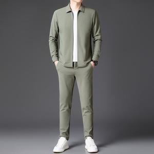 님성 트렌디 아이템 가디건 브이넥 캐주얼 정장 가을 칼라 집업 아우터 자켓 팬츠 트레이닝 투피스 HT3