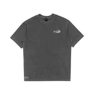 엄브로 웨이파인더 가먼트다잉 레터링 반팔 티셔츠 UQ121CRS11DCH
