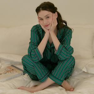 댑 세레니티 그린 실키터치 잠옷세트 공용_DPJ17346