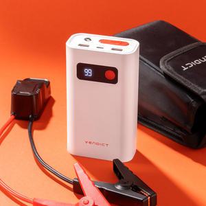 벤딕트 점프 스타터 스타트 자동차 방전 배터리 충전 오토바이 14800mAh