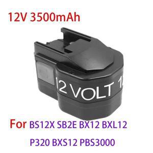 전동 공구용 새 니켈 수소 배터리 AEG 12V 3500mAh BS12X SB2E BX12 BXL12 P320 BXS12 PBS3000